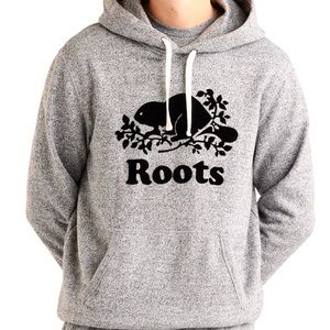 Roots Original Hoodie Sweatshirt in Salt & Pepper